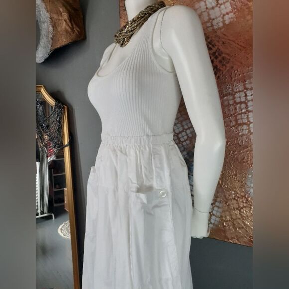 Zara Cotton Combination Midi Dress - Picture 6 of 12